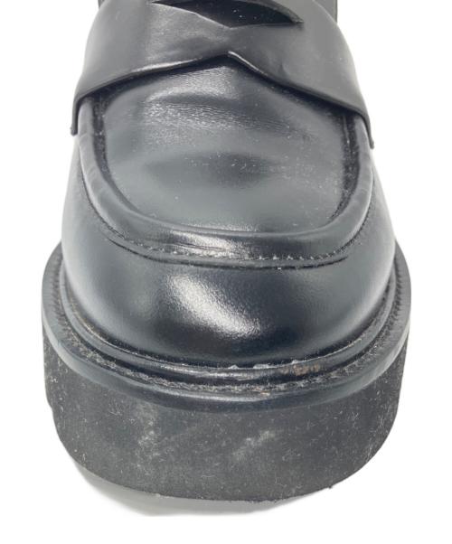 MACKINTOSH PHILOSOPHY（マッキントッシュ フィロソフィー）MACKINTOSH PHILOSOPHY (マッキントッシュ フィロソフィー) トラックソールローファー ブラック サイズ:23.5の古着・服飾アイテム