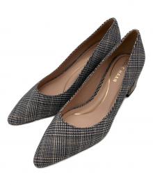COLE HAAN（コールハーン）の古着「カサンドラ ブロックヒール パンプス」｜ネイビー