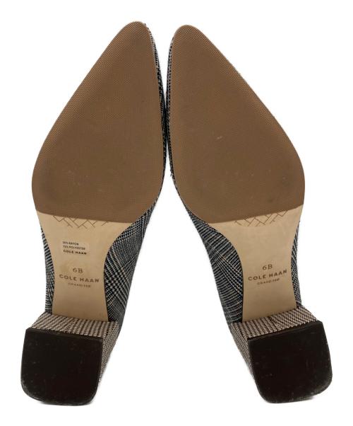 COLE HAAN（コールハーン）COLE HAAN (コールハーン) カサンドラ ブロックヒール パンプス ネイビー サイズ:6Bの古着・服飾アイテム