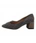 COLE HAAN (コールハーン) カサンドラ ブロックヒール パンプス ネイビー サイズ:6B：5000円