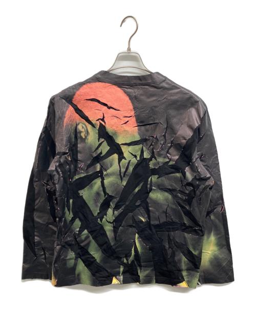 DIESEL（ディーゼル）DIESEL (ディーゼル) T-CRAVE-LS 加工カットソー ブラック サイズ:Sの古着・服飾アイテム