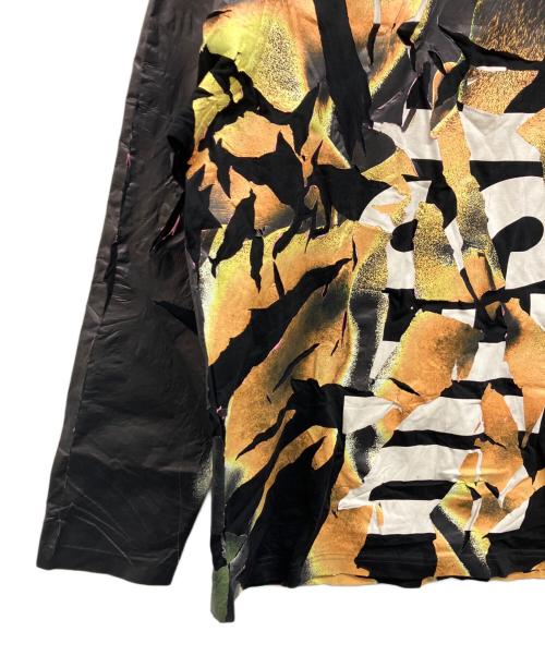 DIESEL（ディーゼル）DIESEL (ディーゼル) T-CRAVE-LS 加工カットソー ブラック サイズ:Sの古着・服飾アイテム