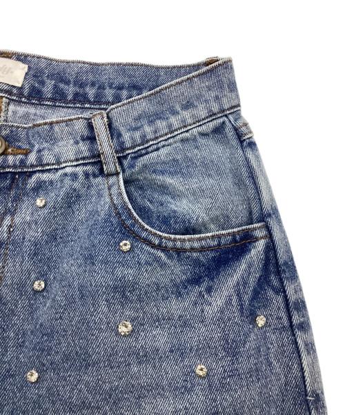 Bibiy.（ビビィ）Bibiy. (ビビィ) JEWEL DENIM スカイブルー サイズ:SIZE Mの古着・服飾アイテム