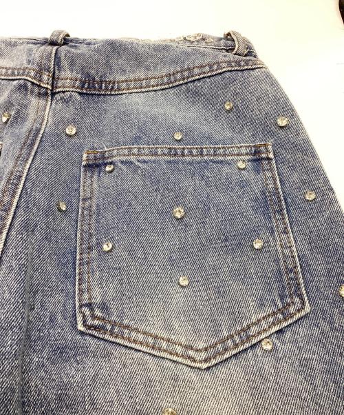 Bibiy.（ビビィ）Bibiy. (ビビィ) JEWEL DENIM スカイブルー サイズ:SIZE Mの古着・服飾アイテム