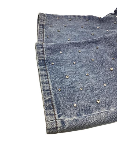 Bibiy.（ビビィ）Bibiy. (ビビィ) JEWEL DENIM スカイブルー サイズ:SIZE Mの古着・服飾アイテム