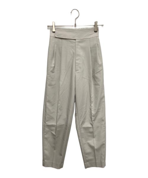 ELENDEEK（エレンディーク）ELENDEEK (エレンディーク) HIGH WAIST T/R TAPERD PT グレー サイズ:１ 未使用品の古着・服飾アイテム
