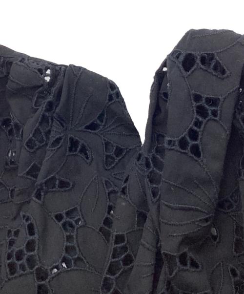 ticca（ティッカ）ticca (ティッカ) フラワーレースジャケット ブラック サイズ:SIZE Free 未使用品の古着・服飾アイテム