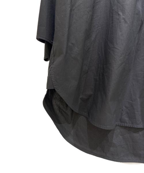 MM6 Maison Margiela（エムエムシックスメゾンマルジェラ）MM6 Maison Margiela (エムエムシックスメゾンマルジェラ) ハイネックプルオーバーブラウス ブラック サイズ:40の古着・服飾アイテム