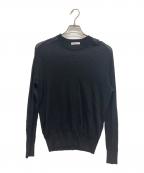 EVERYDAY I LIKE.エヴリデイ アイ ライク）の古着「Linen Sheer プルオーバーニット」｜ブラック