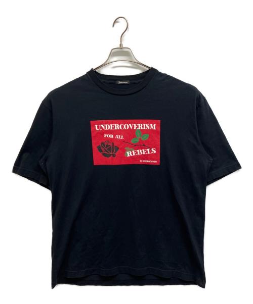 UNDERCOVER（アンダーカバー）UNDERCOVER (アンダーカバー) プリントTシャツ ブラック サイズ:3の古着・服飾アイテム