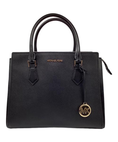 MICHAEL KORS（マイケル・コース）MICHAEL KORS (マイケル・コース) 2WAYショルダーバッグ ブラックの古着・服飾アイテム