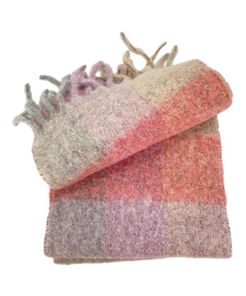 Acne studios（アクネ ストゥディオス）ACNE STUDIOS (アクネ ストゥディオス) マフラー ピンクの古着・服飾アイテム