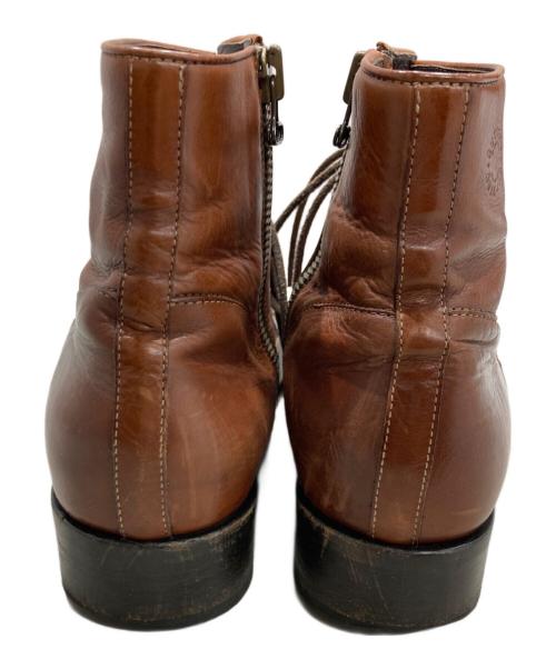 BUTTERO（ブッテロ）BUTTERO (ブッテロ) サイドジップブーツ ブラウン サイズ:42の古着・服飾アイテム