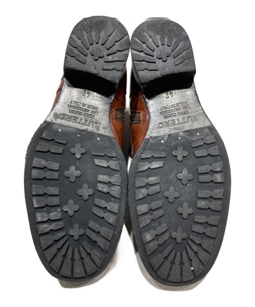 BUTTERO（ブッテロ）BUTTERO (ブッテロ) サイドジップブーツ ブラウン サイズ:42の古着・服飾アイテム