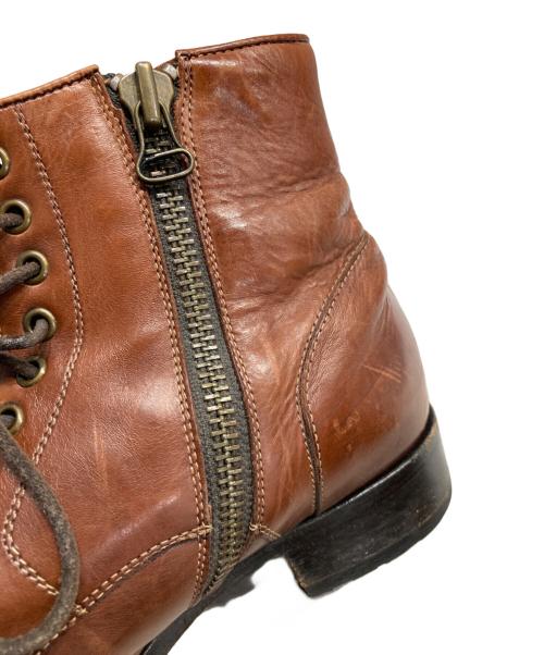 BUTTERO（ブッテロ）BUTTERO (ブッテロ) サイドジップブーツ ブラウン サイズ:42の古着・服飾アイテム