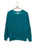 SHAREEF（シャリーフ）の古着「SHAREEF VELOUR LOGO JQ L/S PULL OVER」｜グリーン