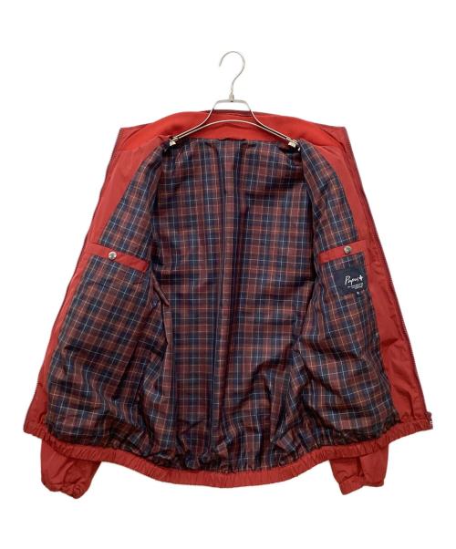 PAPAS PLUS（パパスプラス）PAPAS PLUS (パパスプラス) ジップアップブルゾン レッド サイズ:Mの古着・服飾アイテム