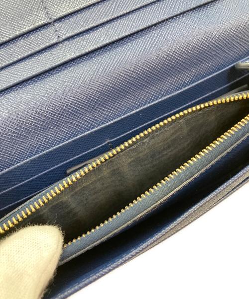 PRADA（プラダ）PRADA (プラダ) 長財布 ネイビーの古着・服飾アイテム