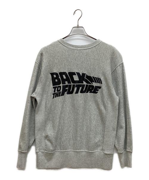 Champion REVERSE WEAVE（チャンピオン リバース ウィーブ）Champion REVERSE WEAVE (チャンピオン リバース ウィーブ) クルーネックスウェット グレー サイズ:Lの古着・服飾アイテム