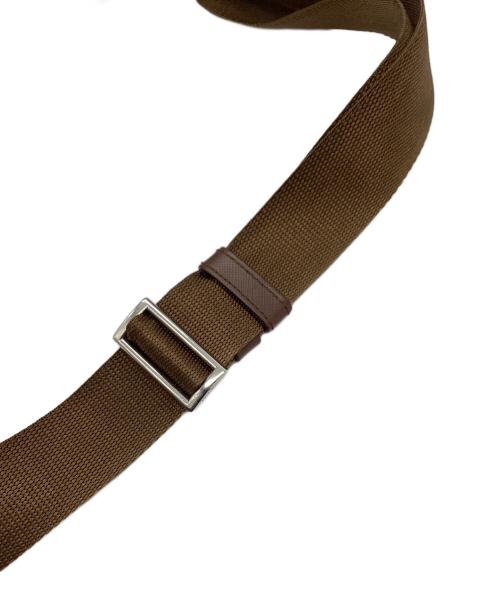 PRADA（プラダ）PRADA (プラダ) ナイロンショルダーバッグ ブラウンの古着・服飾アイテム