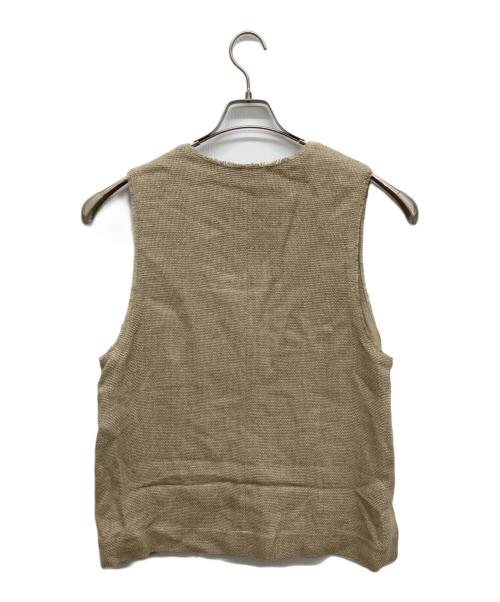 Spick and Span（スピック＆スパン）Spick and Span (スピック＆スパン) リネンツイードベスト ベージュ サイズ:FREEの古着・服飾アイテム