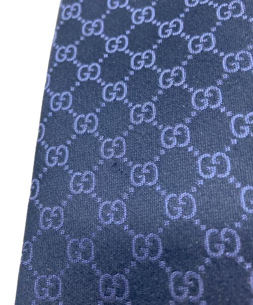GUCCI（グッチ）GUCCI (グッチ) GGシルク タイ ネイビー サイズ:148×8cmの古着・服飾アイテム