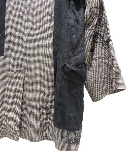 Yohji Yamamoto pour homme（ヨウジヤマモト プールオム）Yohji Yamamoto pour homme (ヨウジヤマモト プールオム) 24SS DUAL FABRIC JACKET WITH SHOULDER EPAULETTES ブラック サイズ:2の古着・服飾アイテム
