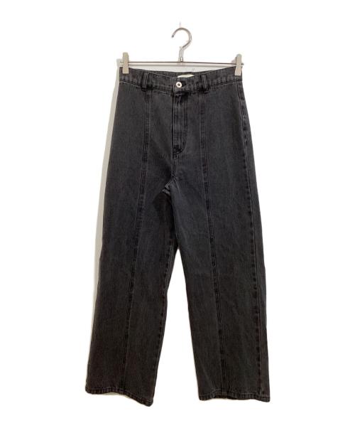 RAY BEAMS（レイ ビームス）RAY BEAMS (レイ ビームス) デニムプリーツスカートセットパンツ グレー サイズ:SIZE 0の古着・服飾アイテム