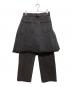 RAY BEAMS (レイ ビームス) デニムプリーツスカートセットパンツ グレー サイズ:SIZE 0：7000円
