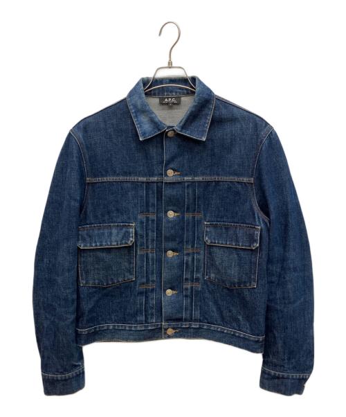 A.P.C.（アーペーセー）A.P.C. (アーペーセー) 2ndタイプデニムジャケット ブルー サイズ:Ｓの古着・服飾アイテム