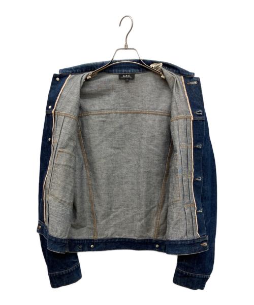 A.P.C.（アーペーセー）A.P.C. (アーペーセー) 2ndタイプデニムジャケット ブルー サイズ:Ｓの古着・服飾アイテム