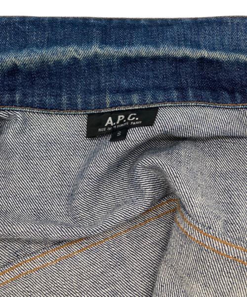 A.P.C.（アーペーセー）A.P.C. (アーペーセー) 2ndタイプデニムジャケット ブルー サイズ:Ｓの古着・服飾アイテム