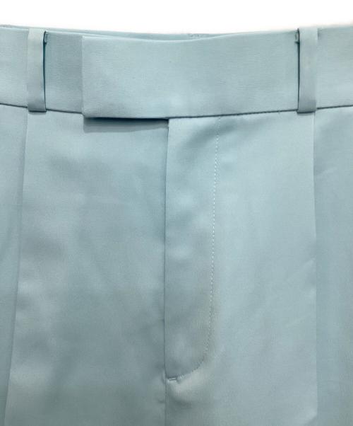 Noble（ノーブル）Noble (ノーブル) エステルツイルストレッチスラックスパンツ 3 ブルー サイズ:34の古着・服飾アイテム