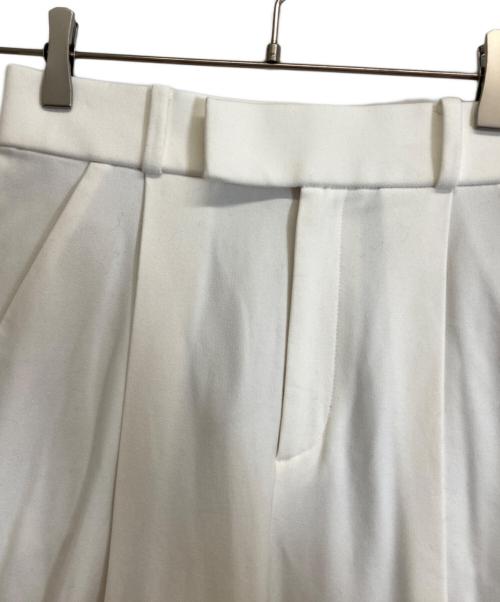 Noble（ノーブル）Noble (ノーブル) TRツイル裏起毛スラックスパンツ アイボリー サイズ:36の古着・服飾アイテム