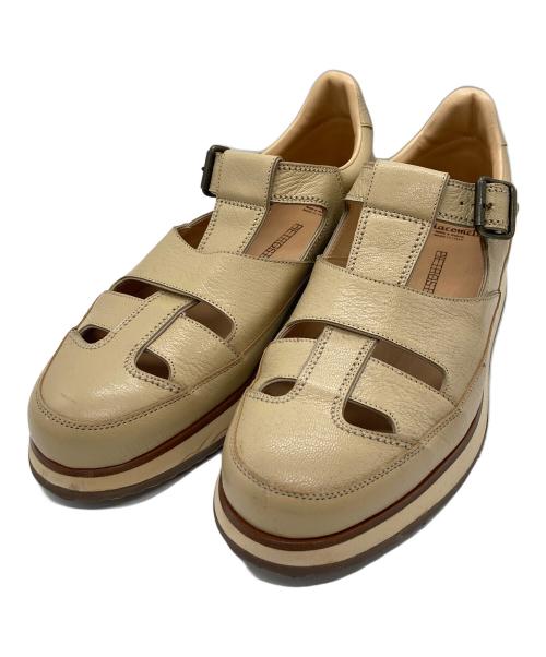 F.LLI Giacometti（フラテッリ ジャコメッティ）F.LLI Giacometti (フラテッリ ジャコメッティ) グルカサンダル ベージュ サイズ:40の古着・服飾アイテム