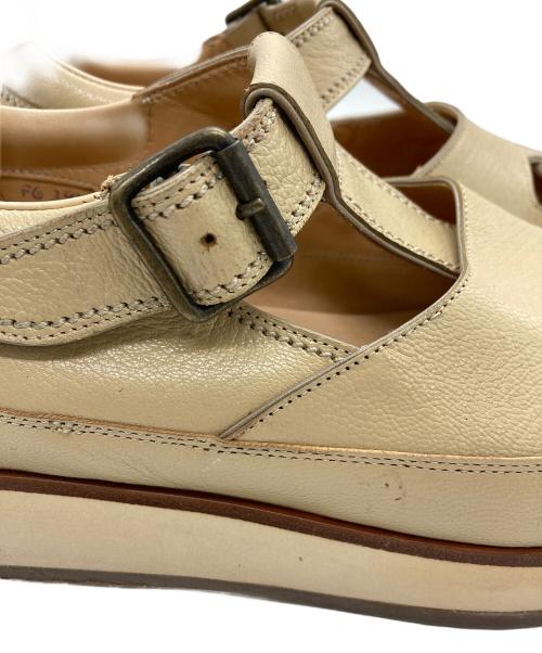 F.LLI Giacometti（フラテッリ ジャコメッティ）F.LLI Giacometti (フラテッリ ジャコメッティ) グルカサンダル ベージュ サイズ:40の古着・服飾アイテム