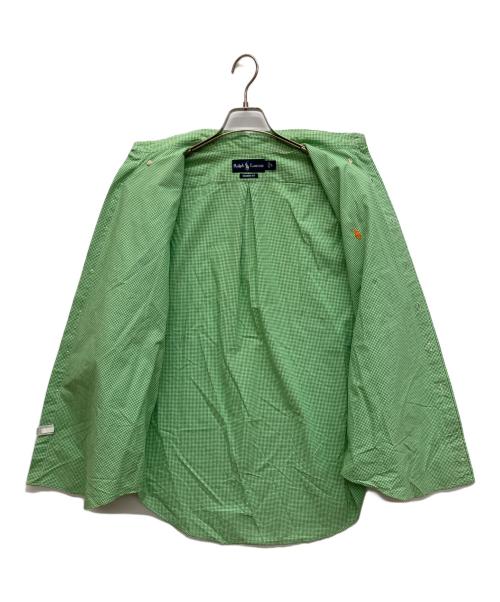 RALPH LAUREN（ラルフローレン）RALPH LAUREN (ラルフローレン) ボタンダウンシャツ　ワンポイントシャツ グリーン サイズ:Lの古着・服飾アイテム