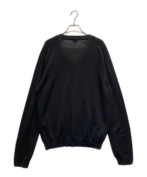 DOLCE & GABBANA（ドルチェ＆ガッバーナ）DOLCE & GABBANA (ドルチェ＆ガッバーナ) Vネックニット ブラック サイズ:XLの古着・服飾アイテム