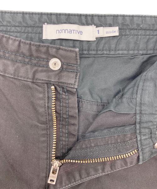 nonnative（ノンネイティブ）nonnative (ノンネイティブ) DWELLER 5P JEANS DROPPED FIT C/P TWILL STRETCH ブラック サイズ:1の古着・服飾アイテム