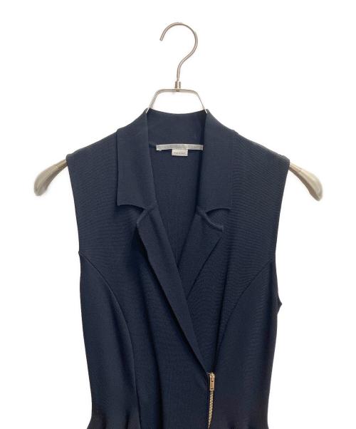 STELLA McCARTNEY（ステラマッカートニー）STELLA McCARTNEY (ステラマッカートニー) ノースリーブワンピース ネイビー サイズ:36の古着・服飾アイテム