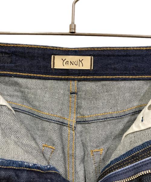 YANUK（ヤヌーク）YANUK (ヤヌーク) セミフレアワンウォッシュデニムパンツ インディゴ サイズ:W26の古着・服飾アイテム