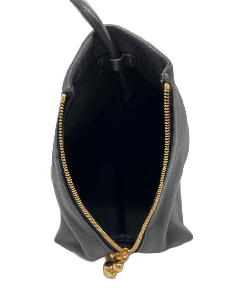 JIL SANDER（ジルサンダー）JIL SANDER (ジルサンダー) Crush ハンドバッグ ブラックの古着・服飾アイテム