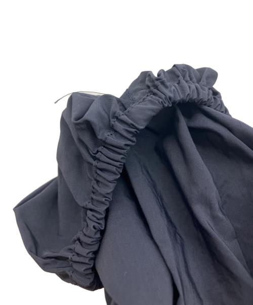 DES PRES（デ プレ）DES PRES (デ プレ) コットンナイロン ネックギャザーコート ネイビー サイズ:36の古着・服飾アイテム