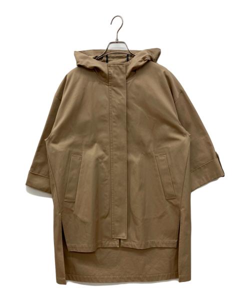 DRESSTERIOR（ドレステリア）DRESSTERIOR (ドレステリア) Aラインフーデッドブルゾン ベージュ サイズ:36の古着・服飾アイテム