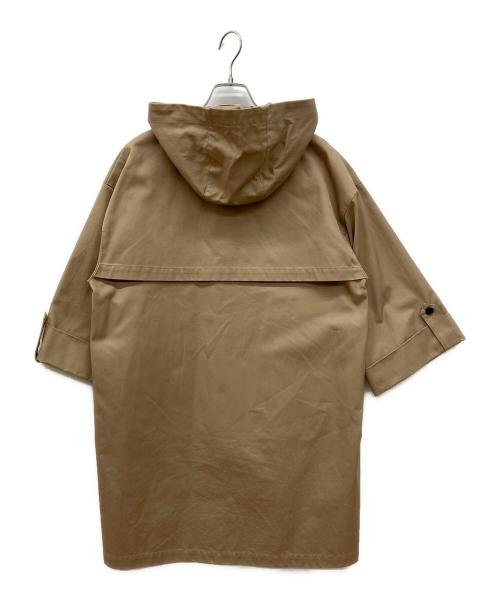 DRESSTERIOR（ドレステリア）DRESSTERIOR (ドレステリア) Aラインフーデッドブルゾン ベージュ サイズ:36の古着・服飾アイテム