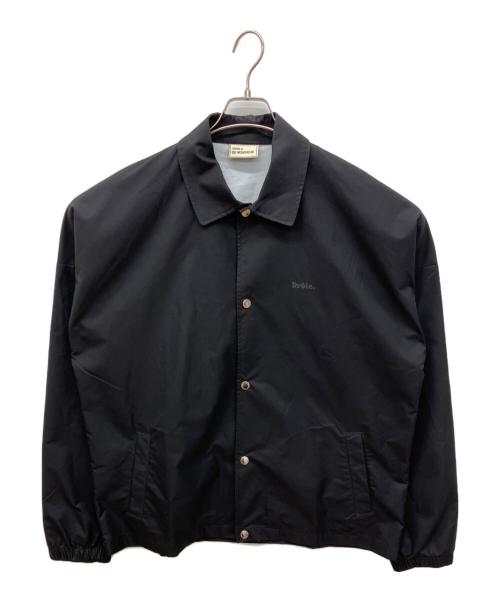 DROLE DE MONSIEUR（ドロール ド ムッシュ）DROLE DE MONSIEUR (ドロール ド ムッシュ) Flower Slogan コーチジャケット ブラック サイズ:Lの古着・服飾アイテム