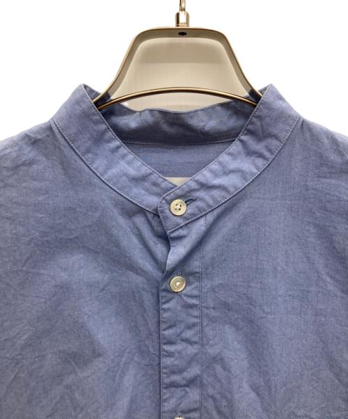 MARKA（マーカ）MARKA (マーカ) WIDE FIT BAND COLLAR SHIRT スカイブルー サイズ:2の古着・服飾アイテム