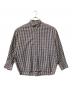 KOLOR（カラー）の古着「23SS Gingham Check SHIRT(23SS ギンガムチェック シャツ)」｜ブラウン×ネイビー