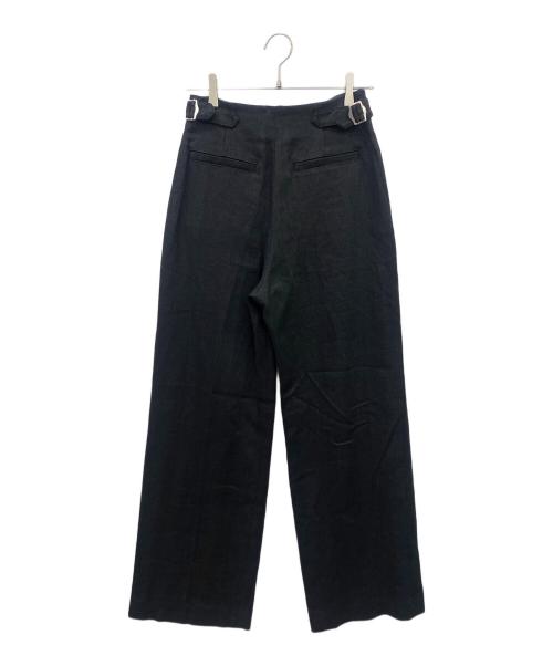 UNITED ARROWS（ユナイテッドアローズ）UNITED ARROWS (ユナイテッドアローズ) UWSC L ストレート ワイドパンツ ブラック サイズ:38 未使用品の古着・服飾アイテム