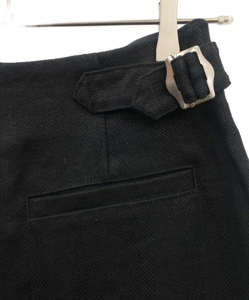 UNITED ARROWS（ユナイテッドアローズ）UNITED ARROWS (ユナイテッドアローズ) UWSC L ストレート ワイドパンツ ブラック サイズ:38 未使用品の古着・服飾アイテム